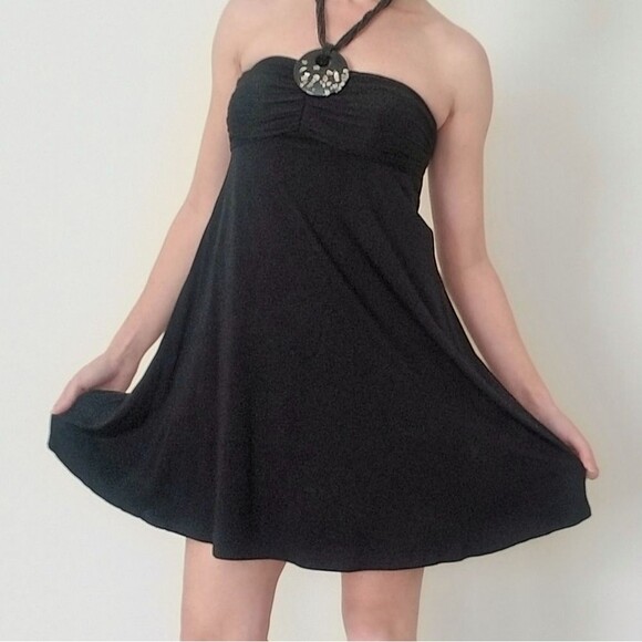🦋INC International Concepts Halter Babydoll Dress - Picture 1 of 6
